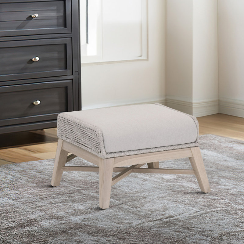 Repose-pieds d'extérieur avec coussin Bowker