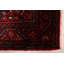 Tapis noir et rouge Andelz 3 pi 11 po x 11 pi 9 po