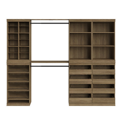 Modular Storage Large Reach-in Closet System