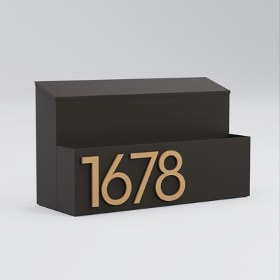 The Garden Wall Mounted Steel Mailbox