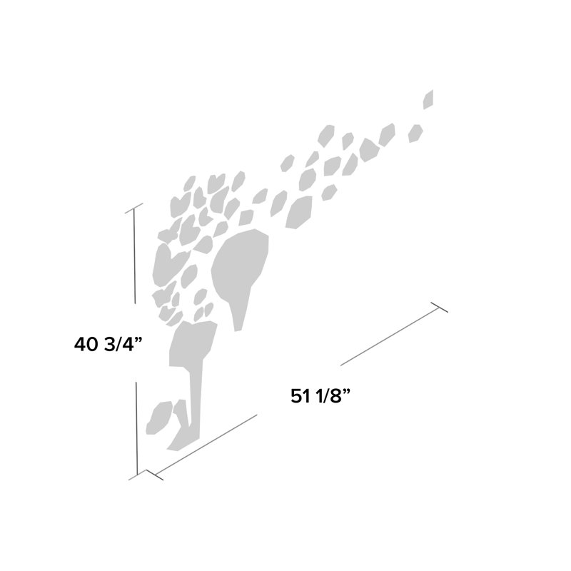 Viens Non-Wall Damaging Wall Decal