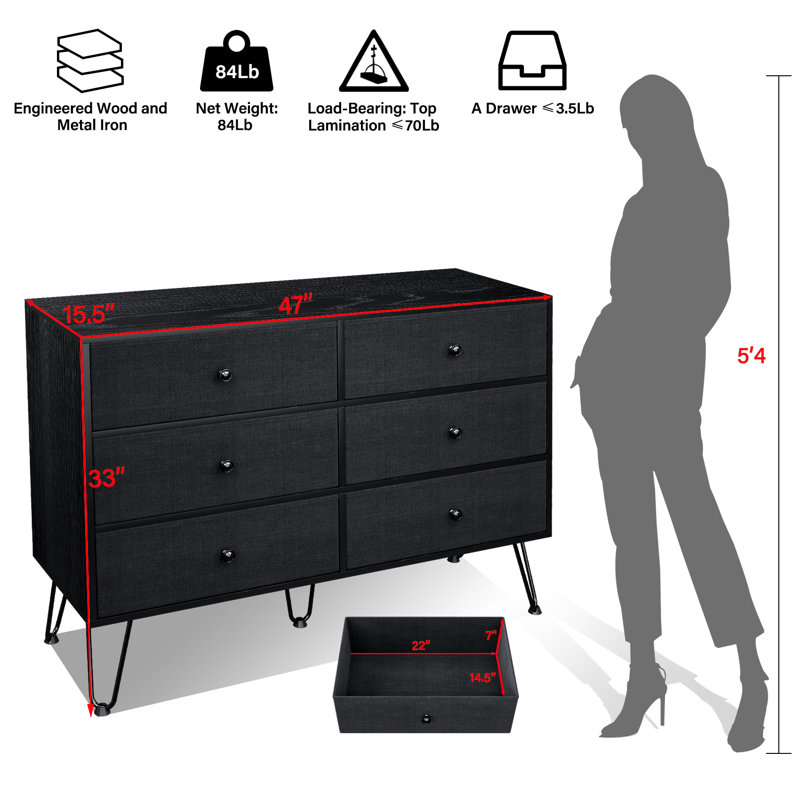 Janecia Accent Chest, Black