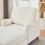 Élégante chaise longue rembourrée en chenille avec coussins en mousse épaisse pour un confort ultime et un assemblage facile-612625425