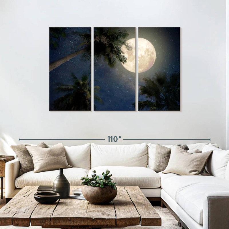 Oberle Tropical Moonlight, 48" H x 74" W