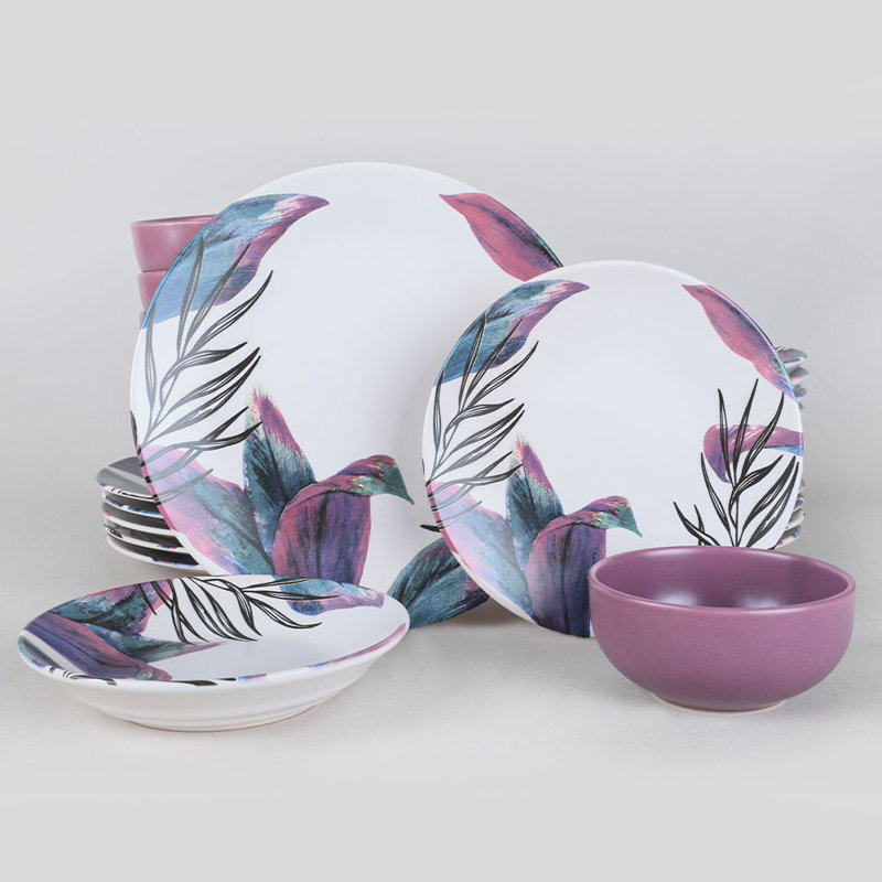 Stoneware Dinnerware Set 24 Piece - Service for 6