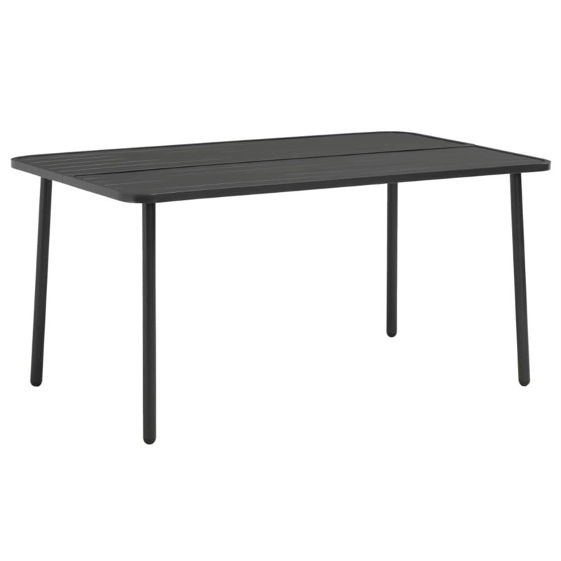 Bardwell Metal Coffee Table, H 28.3" x L 59.1" x W 35.4"