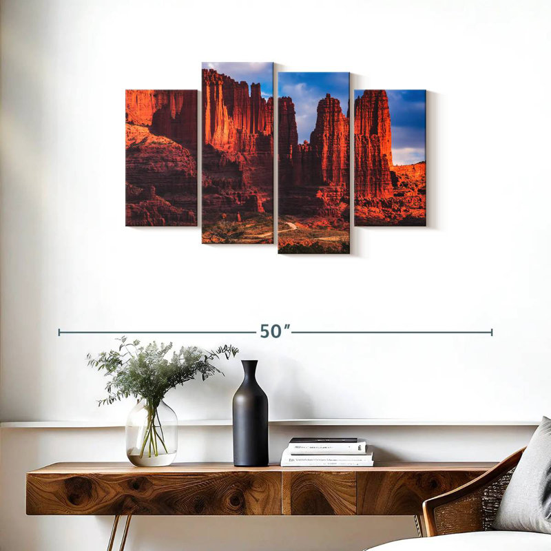 Great Fisher Towers, H 22 po x l 36 po