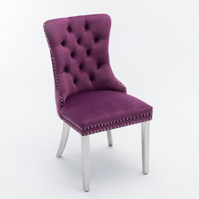 Joddie 19.8'' H Tufted Upholstered Parsons Chair