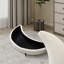 Grand repose-pieds rembourré avec rangement demi-lune-41860306