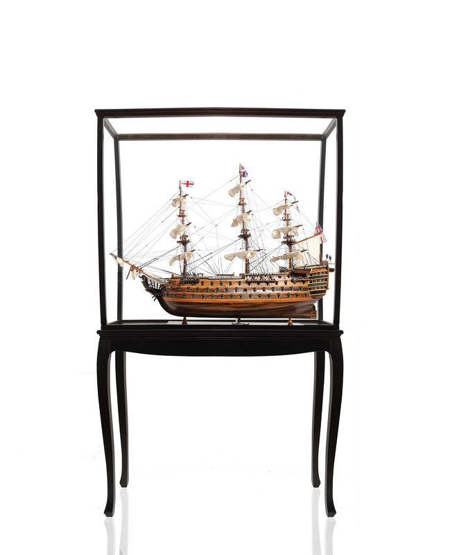 Vitrine HMS Victory avec plancher