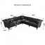 Canapé modulaire réversible en L Chesterfield-1899576814