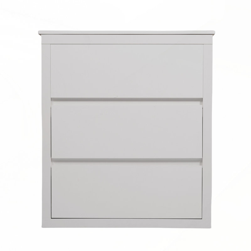 Lavabo en céramique de haute qualité avec tiroirs à fermeture en douceur et rangement spacieux, Blanc