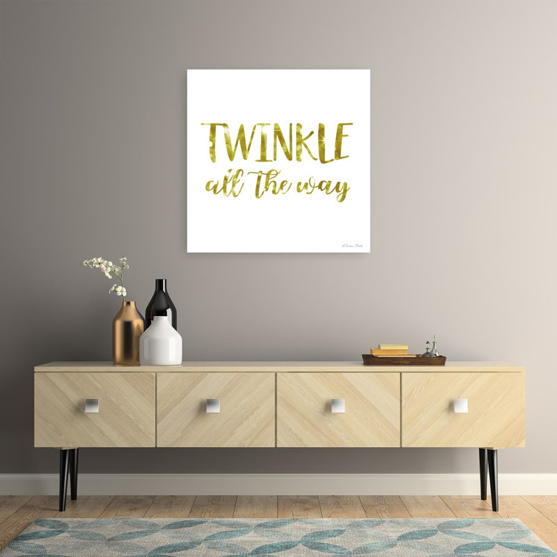 All The Way Abstract Contemporary Wall Art Print, 81.28cm H x 81.28cm W