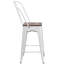 Tabouret de salle à manger en métal Margherite-460918466-466744690