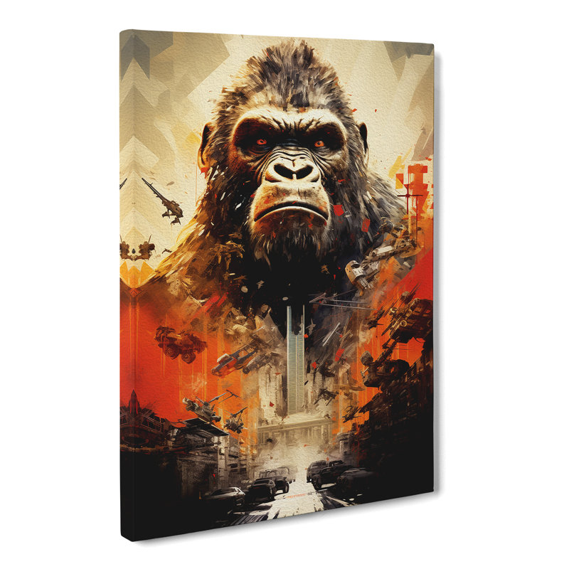 King Kong Modern - Wrapped Canvas, 76cm H x 50cm W x 3cm D