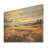 Yellow Wheat Field Meadows III - Meadow On Wood Print-989405484