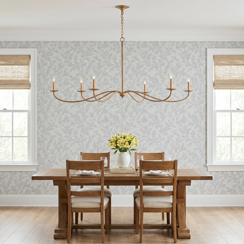 Geffrey 6 - Light Wrought Iron Dimmable Classic / Traditional Chandelier