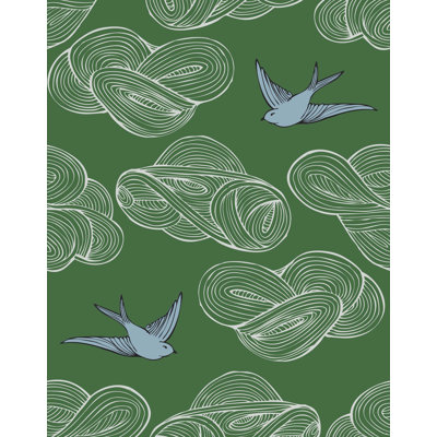 Daydream Wallpaper | Juniper / Traditional / Roll - 27" x 30'