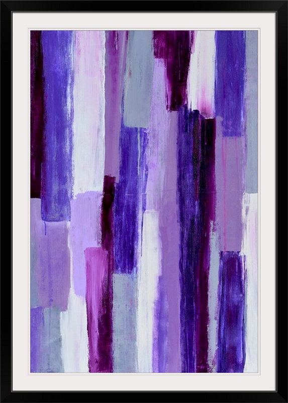 «Passions» par Frisco, impression, Cadre noir, H 32 po x l 24 po x P 1 po