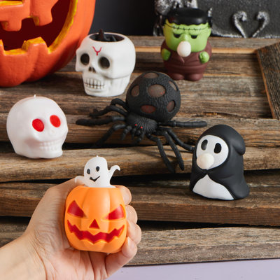 6 PCS Halloween Squishy Toys