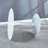 31.5"White COLOR TOP Tulip Table Mid-Century Dining Table For 2-4 People With Round Mdf Table Top, Pedestal Dining Table, End Table Leisure Coffee Table