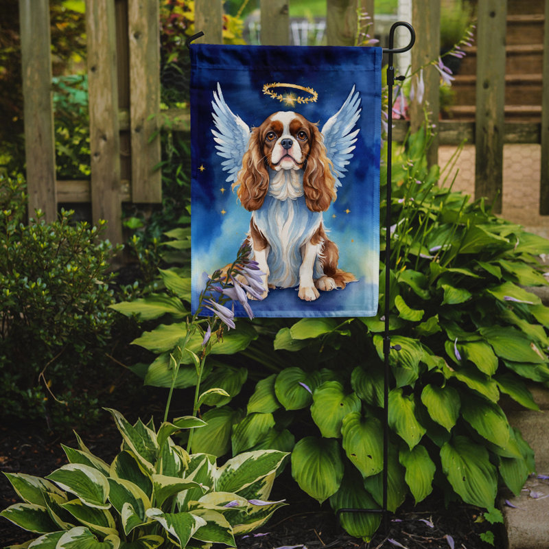 Drapeau Cavalier Spaniel My Angel Garden