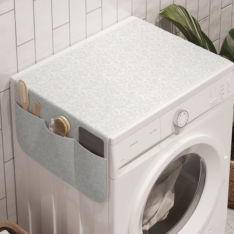 East Urban Home Ivory - Machine à laver - paquet de 2 - 47 po x 18,5 po beige / blanc