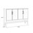 Beige Aluminium alloy Shoe Storage
