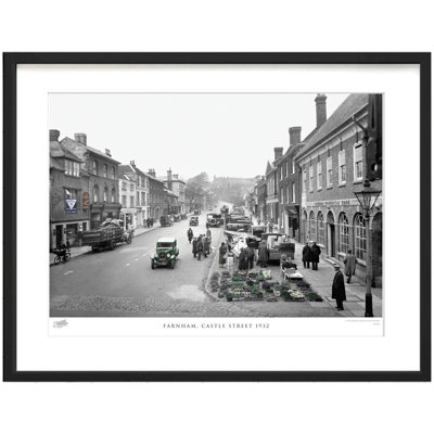 Farnham, Castle Street 1932 by Francis Frith - Single Picture Frame Print