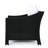 Armchair Outdoor Chairs - Black With Waterproof Cushions & Iron, 30"X33.5"X30", 35.21 Lb  2 2Pcs Club Water- Cushions, Pe And 30" D X 33.5" W H, Lbs