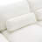Chenille sectional with removable footstool and side storage pockets-1594079496