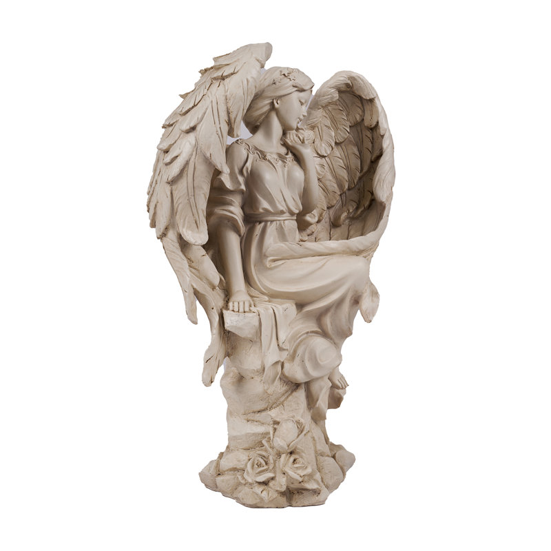 Hi-line Gift Ltd. Sitting Angel Statue & Reviews 