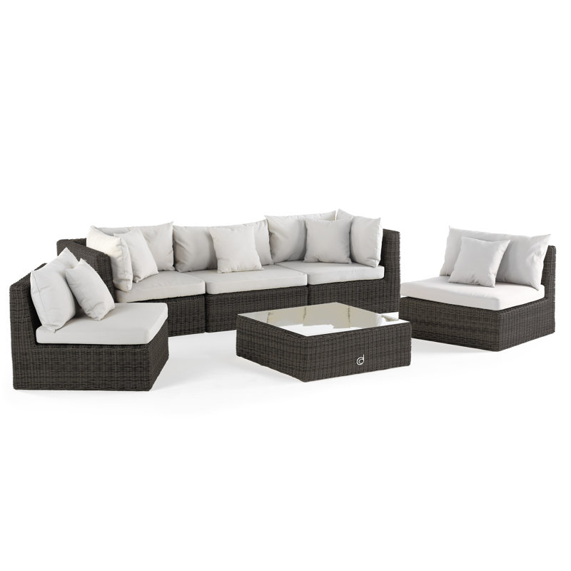 Chaise de patio avec coussin Cerda