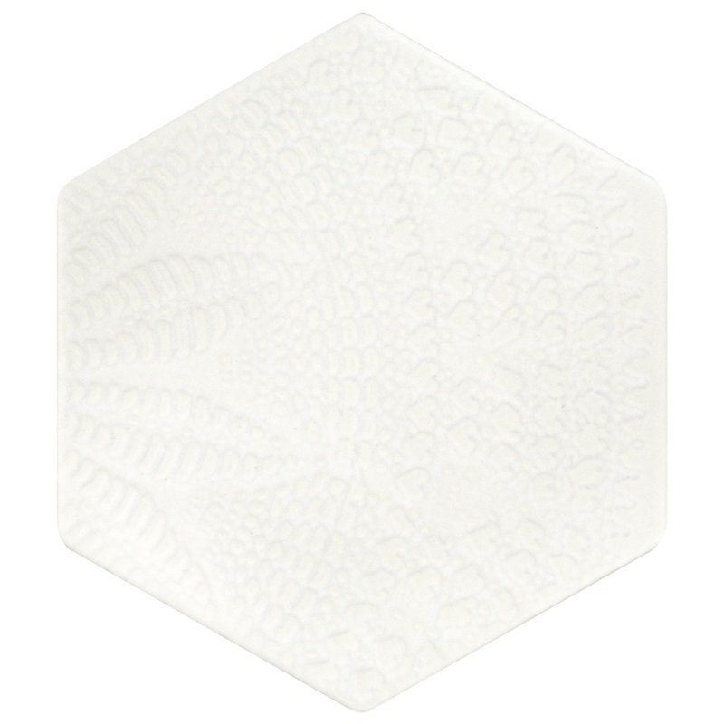 Geometric 6" x 7" Porcelain Patterned Floor Use Tile