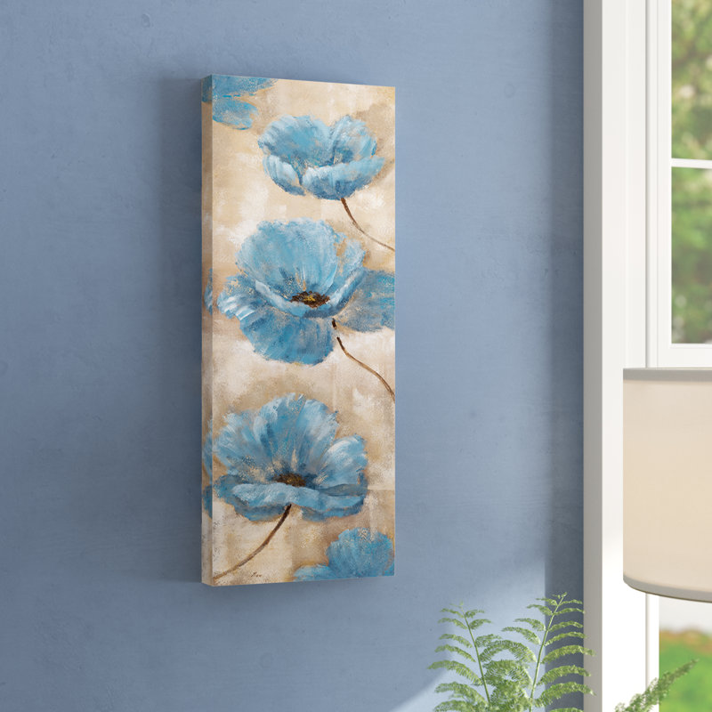 «A Summer Wind II», reproduction de peinture à l'huile sur toile, H 12 po x l 36 po x P 1,5 po