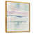 Toile avec cadre flottant or