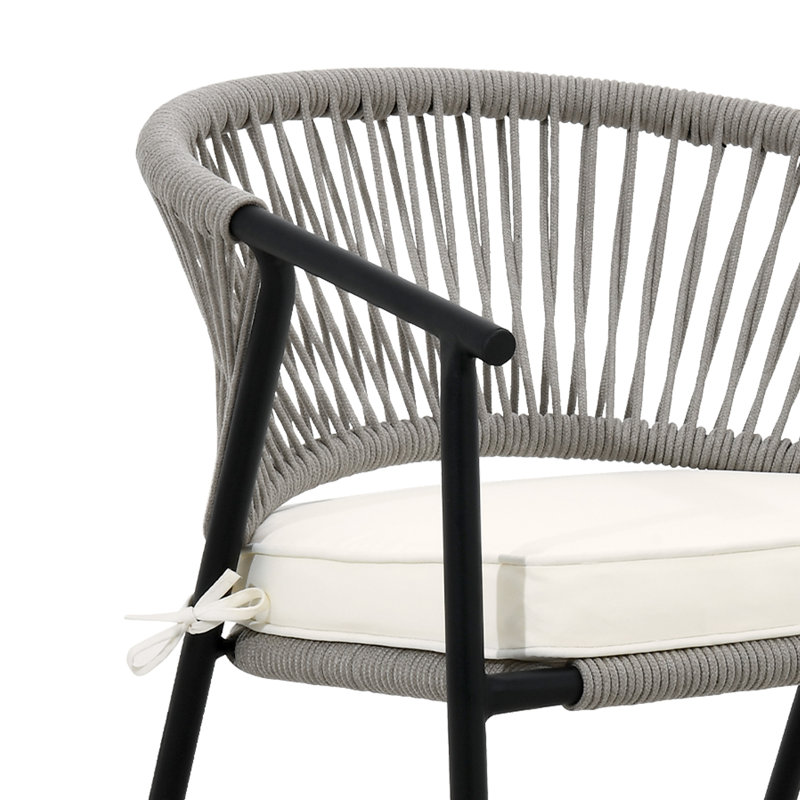 Chaise de patio avec coussin Tamere