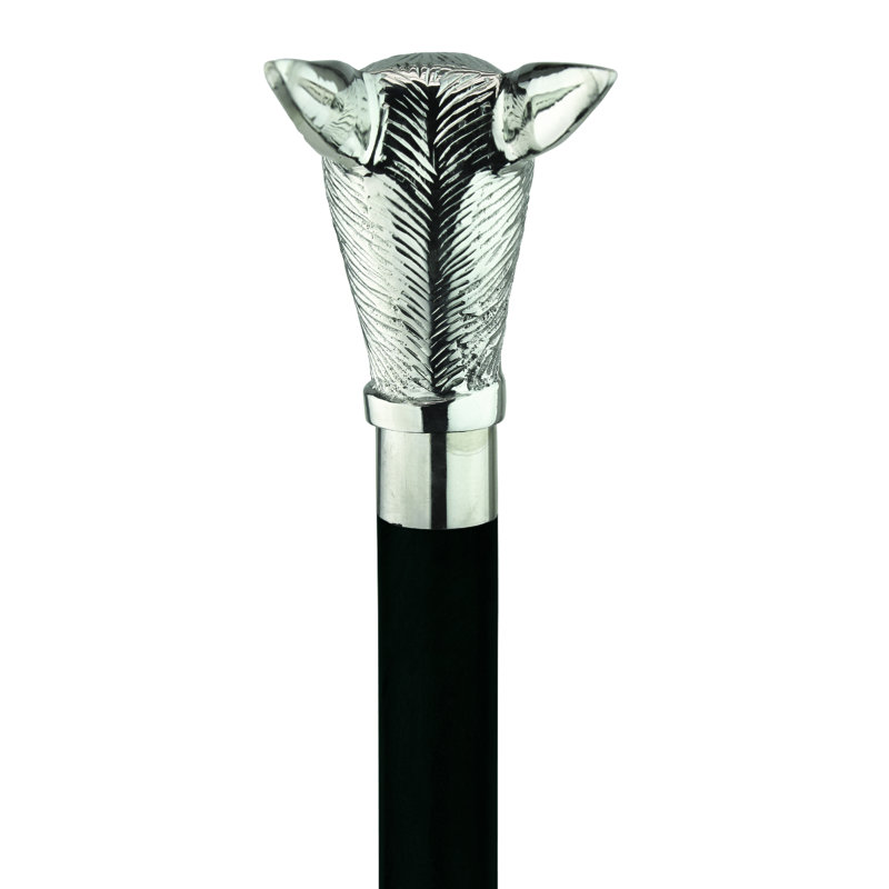 Howling Werewolf Solid Hardwood Walking Stick