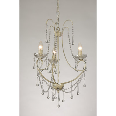 3 - Light Candle Style Chandelier
