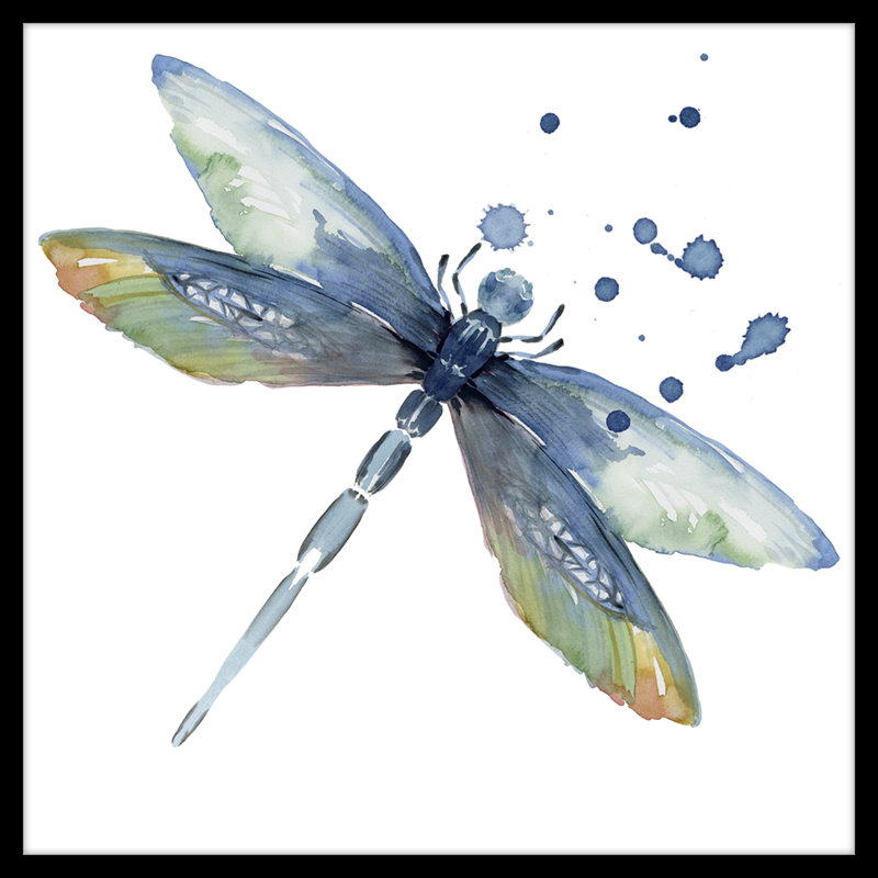 Dragonfly 2 Painting, 47" H x 47" W x 2" D