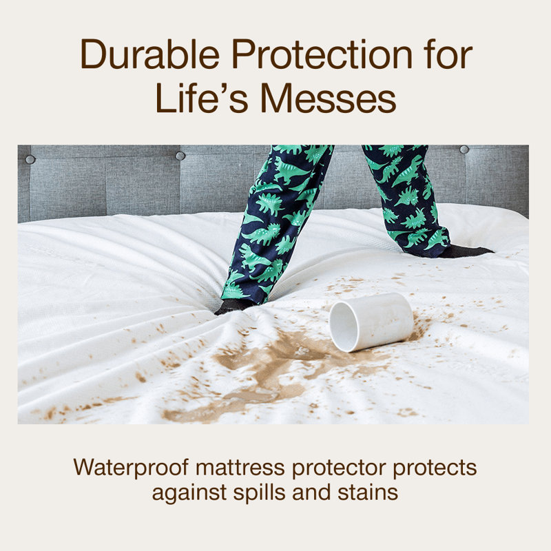 Coop Home Goods Ultra-Tech Waterproof Mattress Protector Cal King, Machine Washable, California King