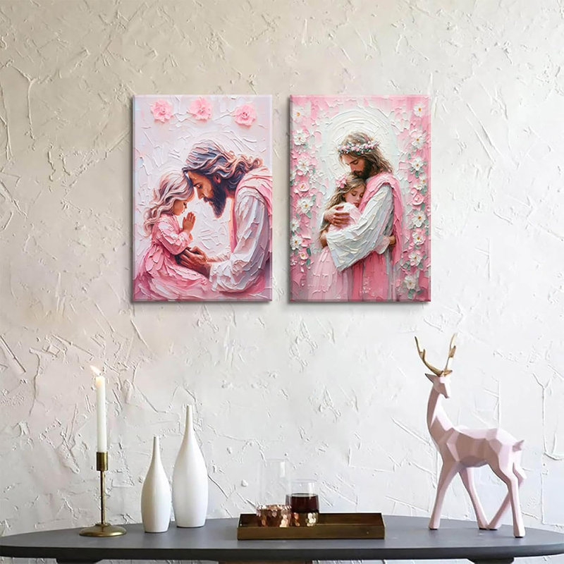 2 Piece Wrapped Canvas Print, 60cm H x 40cm W