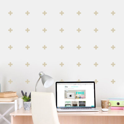 Adhésif décoratif signe plus