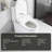 Adjustable Heated Smart Bidet Toilet Seat With Side Knob, Night , And Automatic Nozzle Cleaning - Post Cleaning, Female Massage Functions, Precise Position Adjustment Via Remote, Intelligent