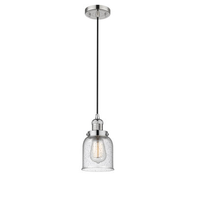 Luminaire suspendu 1 lumière à une cloche