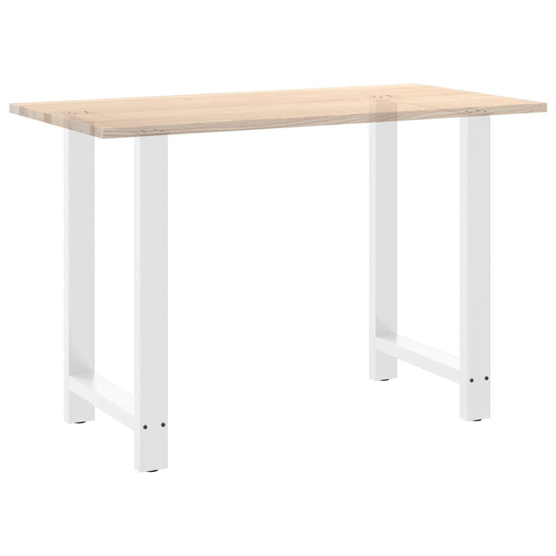 Seaira Coffee Table Legs Steel, White, 31cm H x 30cm W x 30cm D