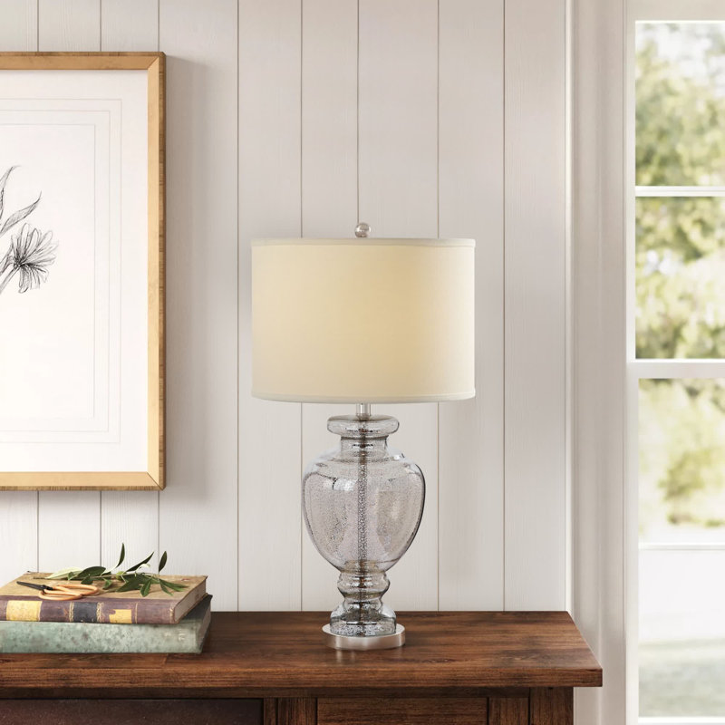 Briggs Table Lamp, Mercury Glass