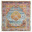 Tapis contemporain à motif de vagues multicolores-334489045