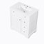 Meuble-lavabo simple 30,00 po avec plateau en céramique Hanora