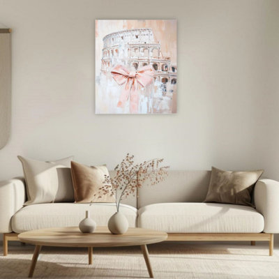 Art mural rétro sur toile 24 "x 36"